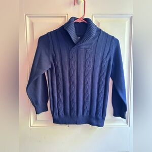GAP Blue Sweater Shawl Collar